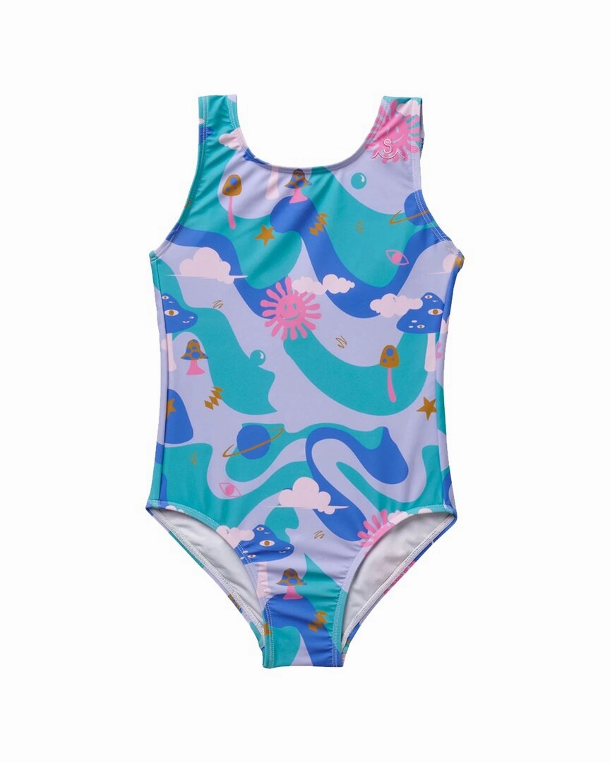 Seaesta Surf Sunshine Space Tahiti Swimsuit cute swimsuits for teen girls, modest teen swimwear