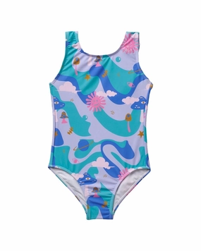Seaesta Surf Sunshine Space Tahiti Swimsuit cute swimsuits for teen girls, modest teen swimwear