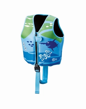 Sealife Swimming Vest - Blue/Green beco swimwear for women, beco swim accessories
