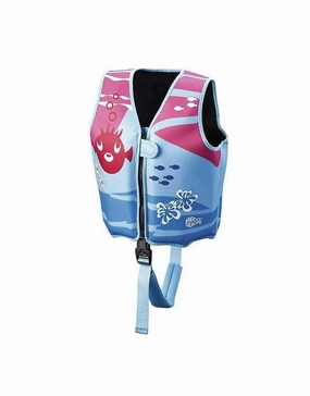Sealife Swimming Vest - Blue/Pink beco swimwear for women, beco swim accessories
