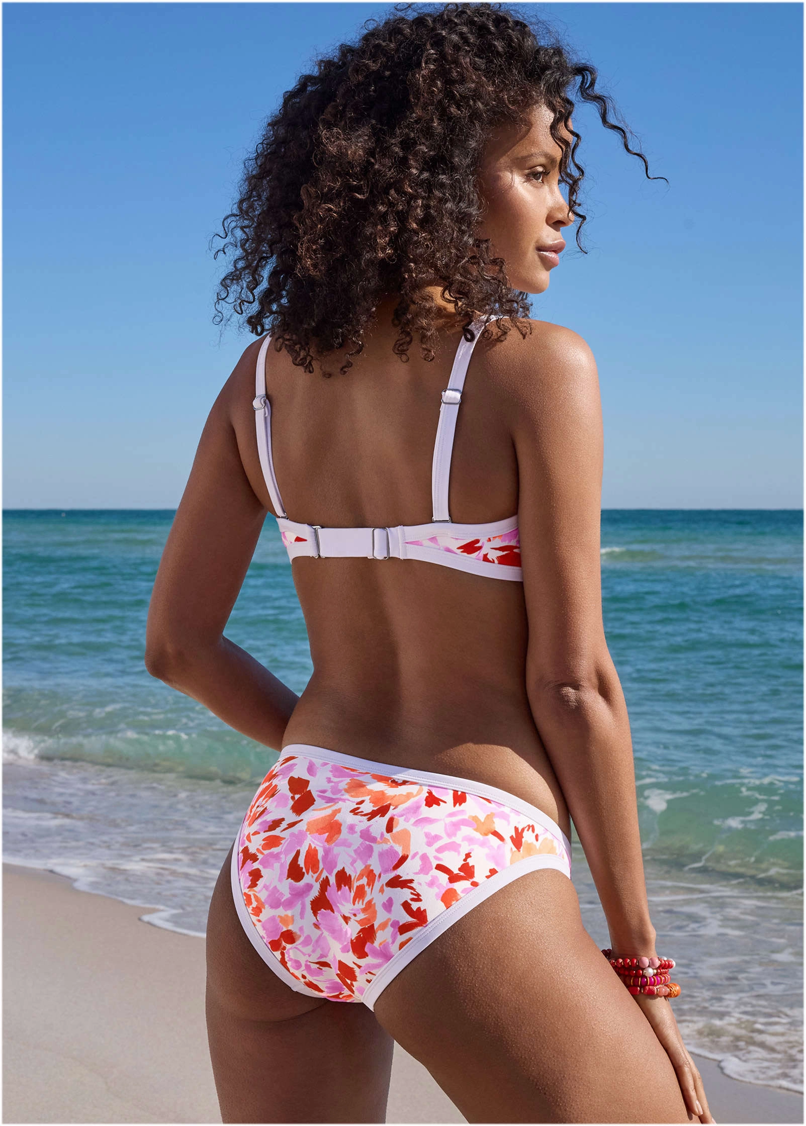Seam Detail Bali Moderate Bottom - Feathered Blooms