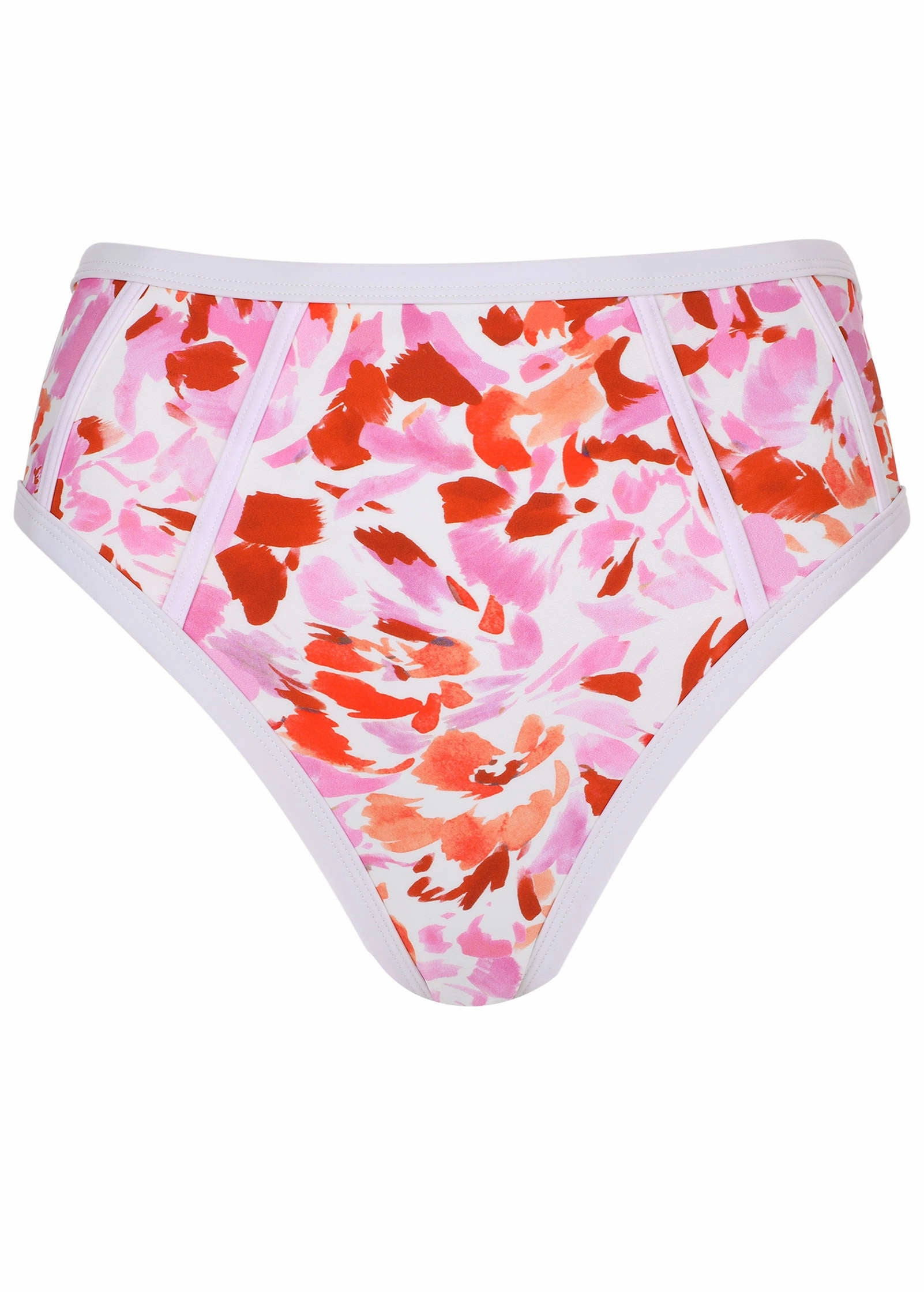 Seam Detail Tahiti Midi Bottom - Feathered Blooms
