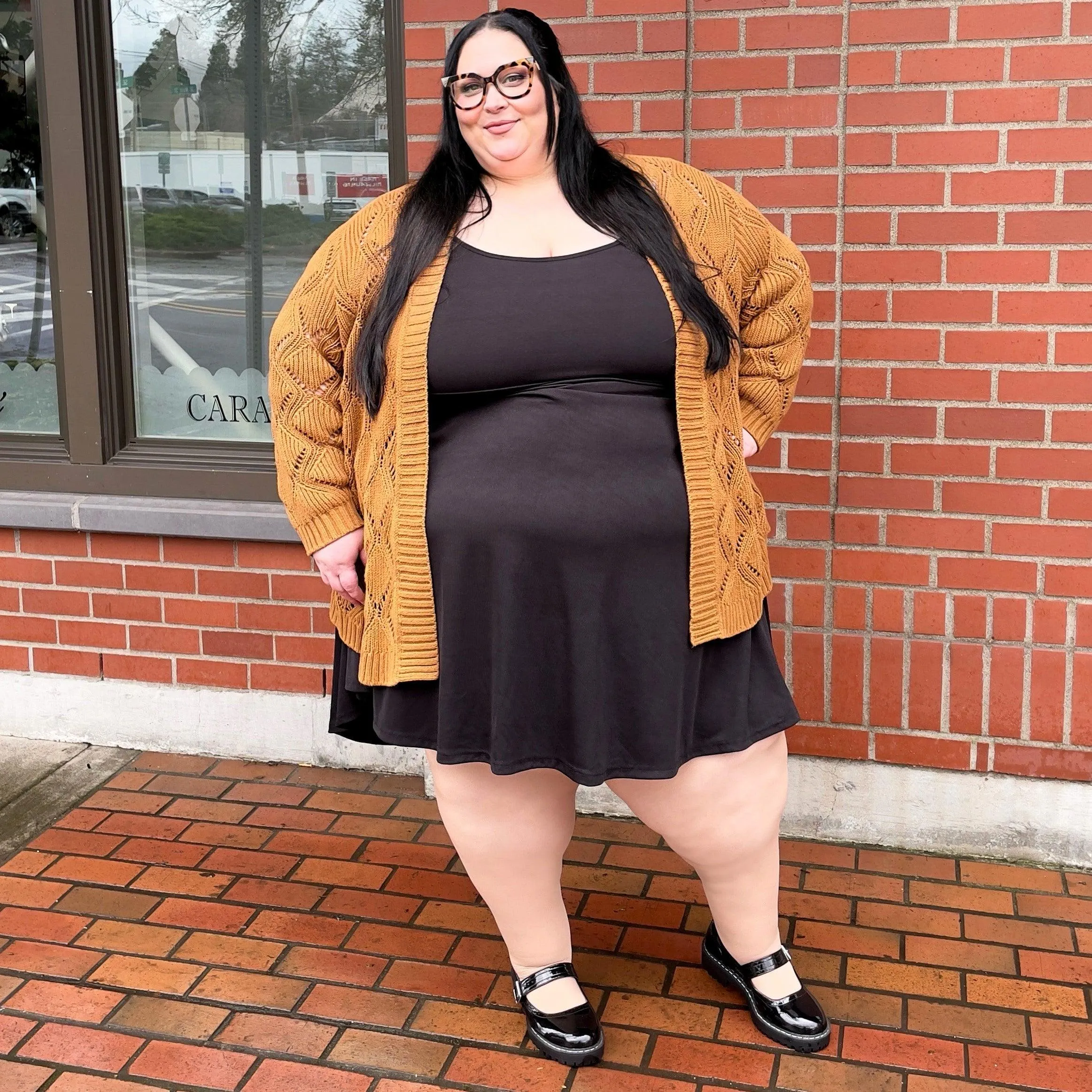 Semi-Opaque 50 Den Tights - Builders Tea