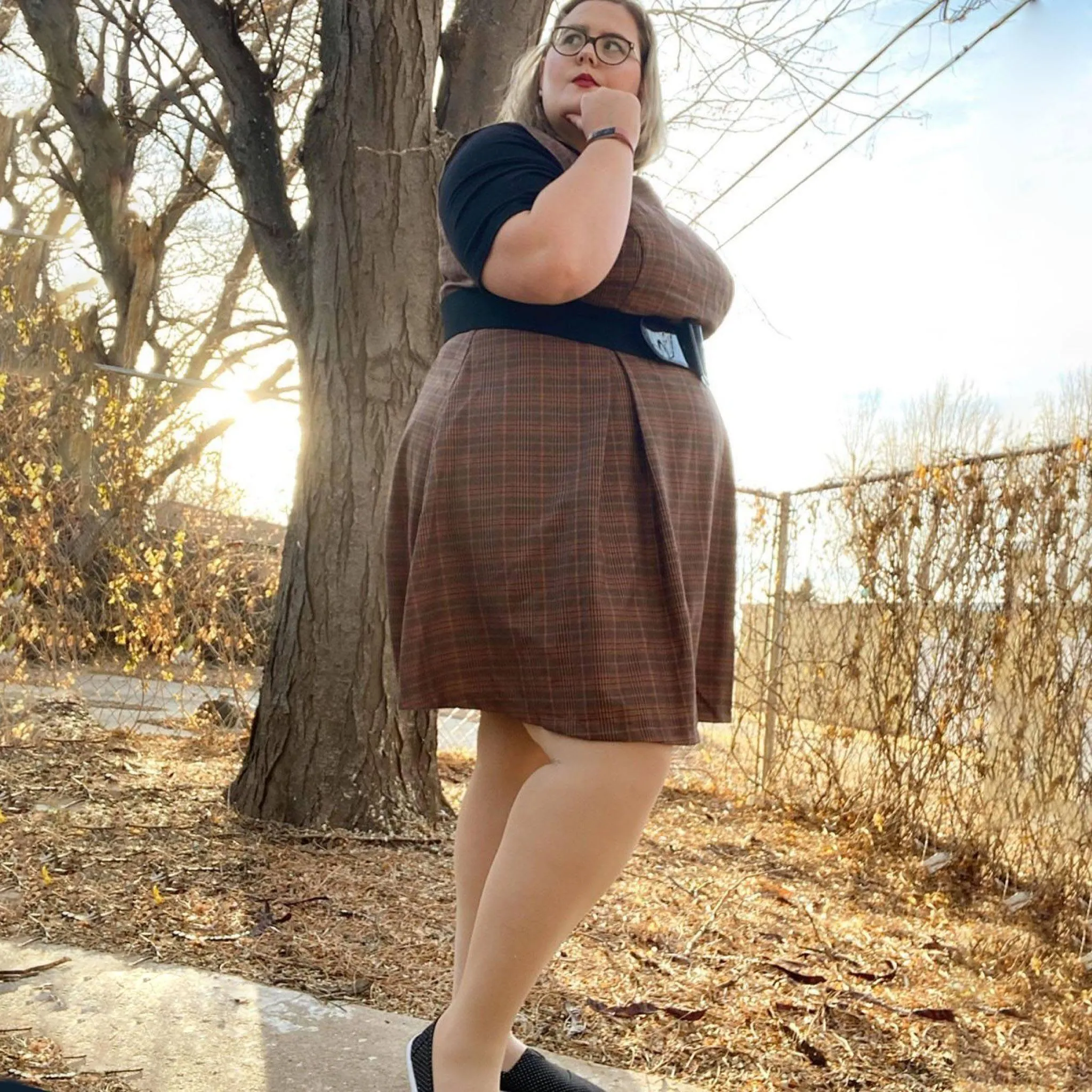 Semi-Opaque 50 Den Tights - Builders Tea