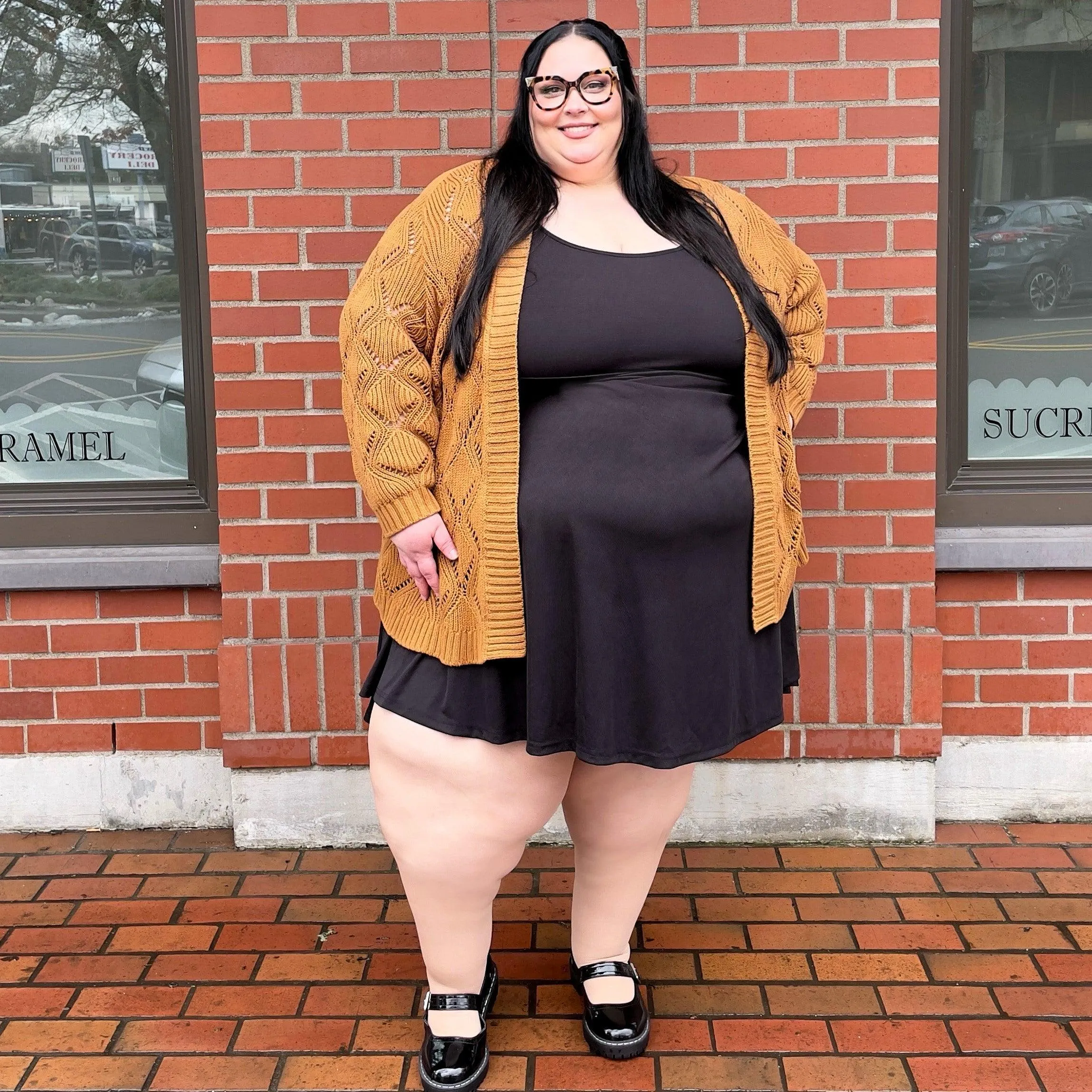Semi-Opaque 50 Den Tights - Builders Tea