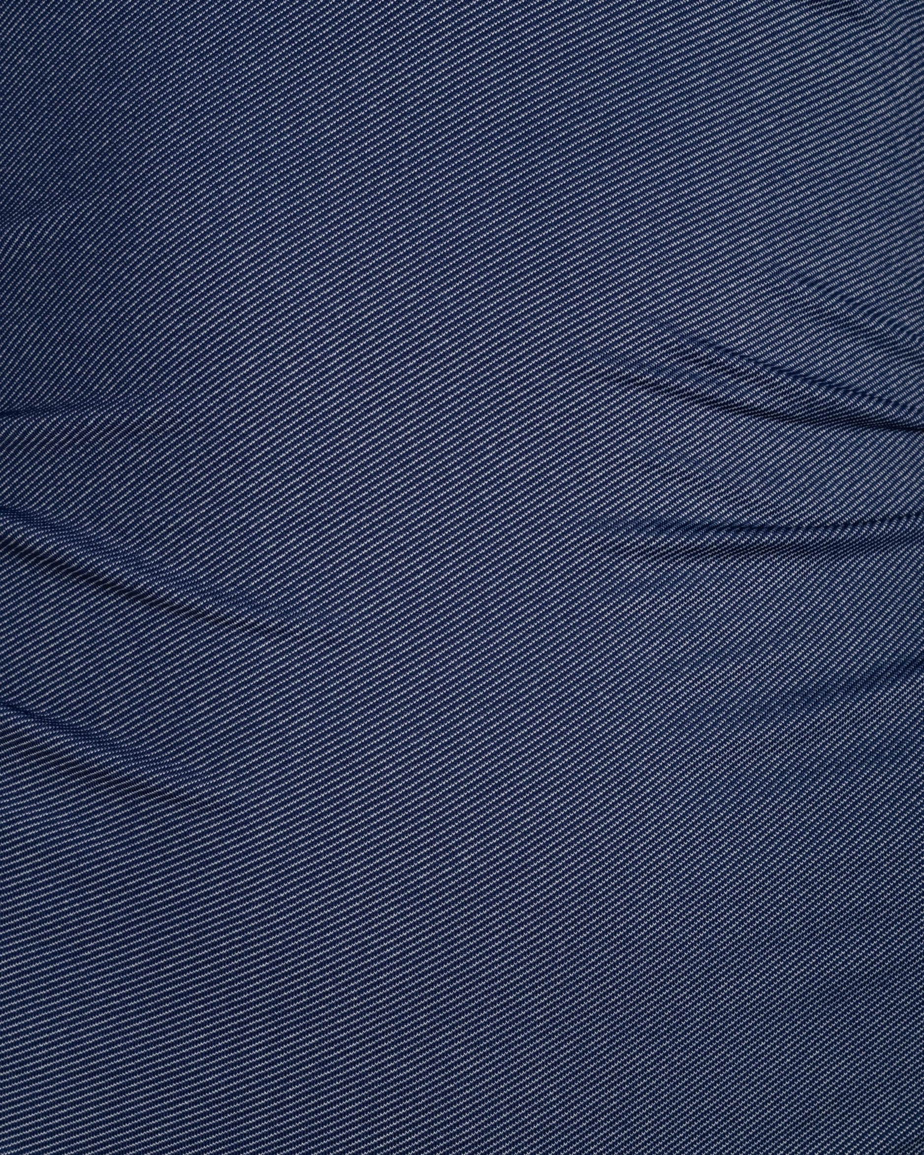 Shana Top In Indigo Twill