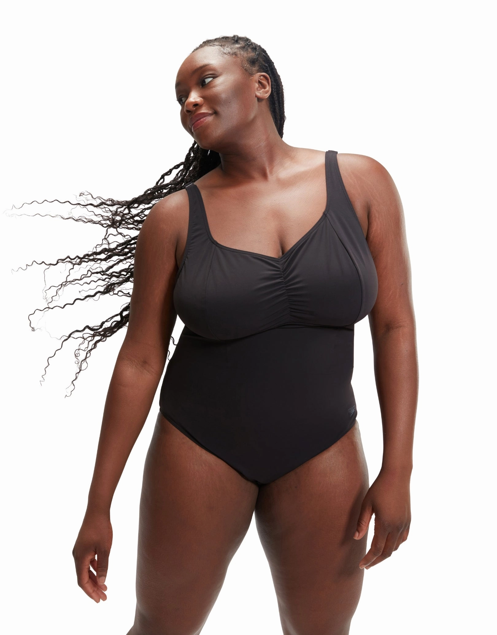 Shaping AquaNite Swimsuit - Black/Plus Size speedo mens swimwear, speedo training swimsuits