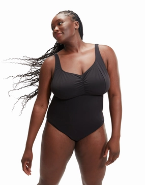 Shaping AquaNite Swimsuit - Black/Plus Size speedo mens swimwear, speedo training swimsuits