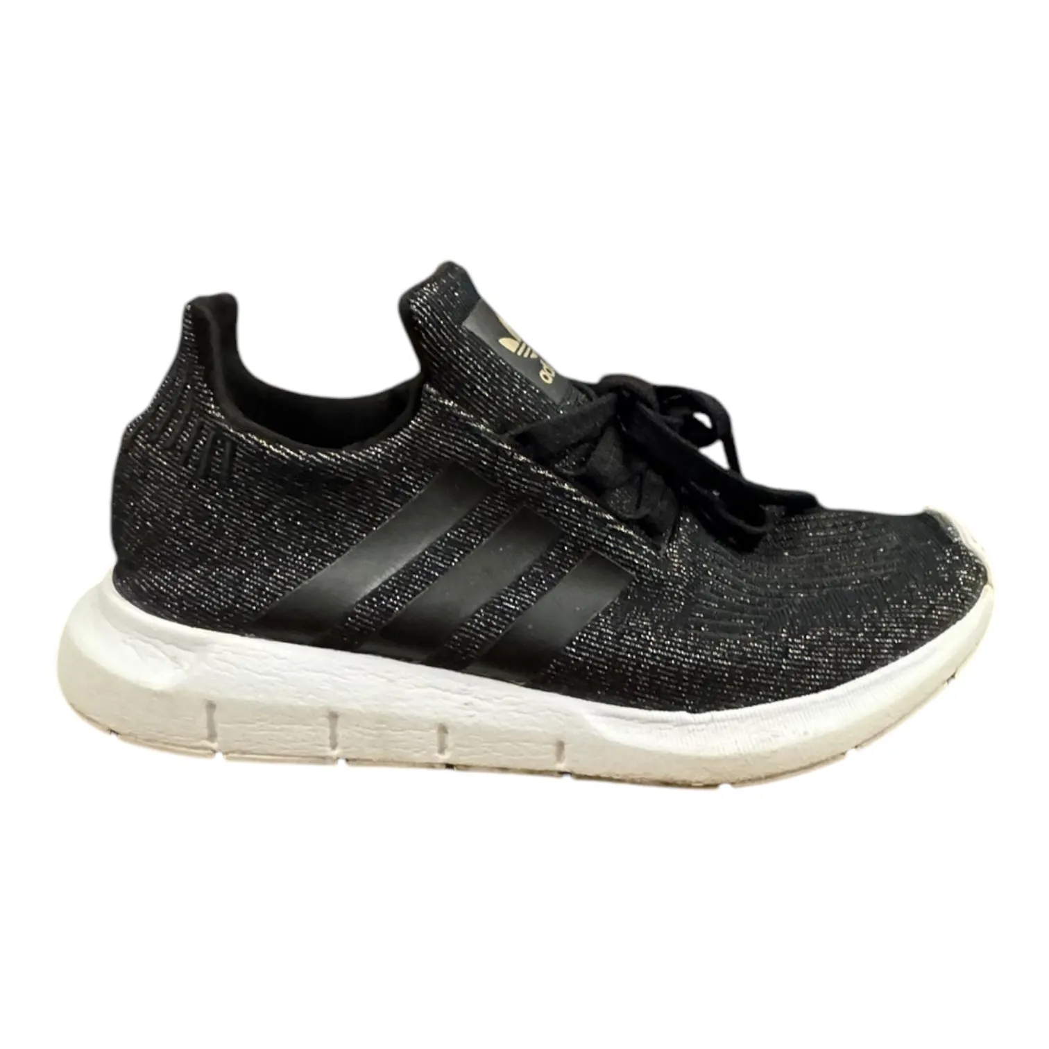 Shoes Athletic By Adidas In Black & Gold, Size:6 adidas