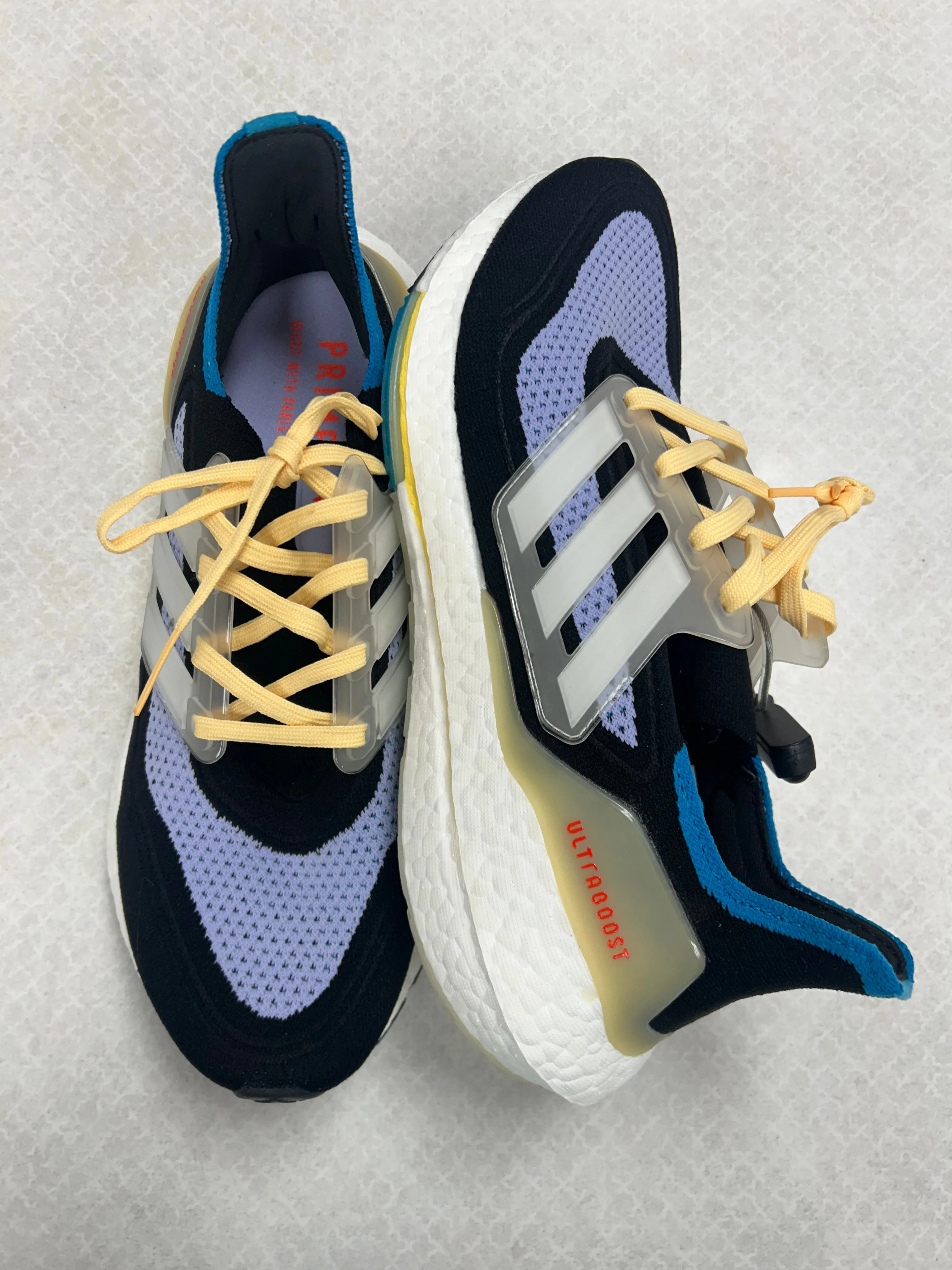 Shoes Athletic By Adidas In Black & Purple, Size:9.5 adidas
