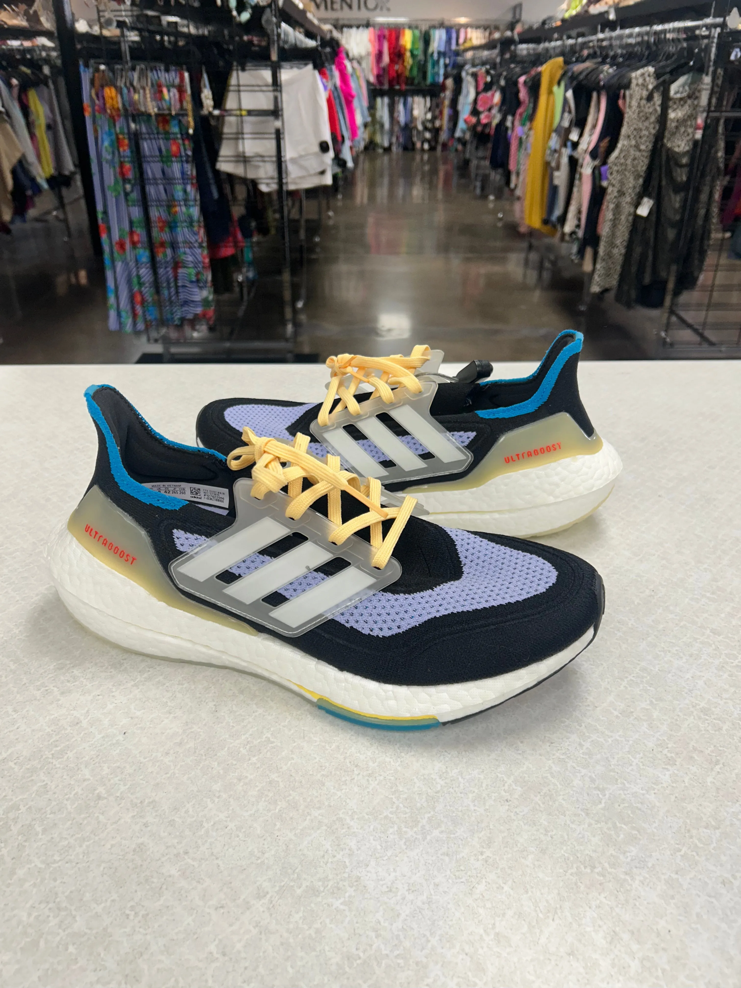 Shoes Athletic By Adidas In Black & Purple, Size:9.5 adidas