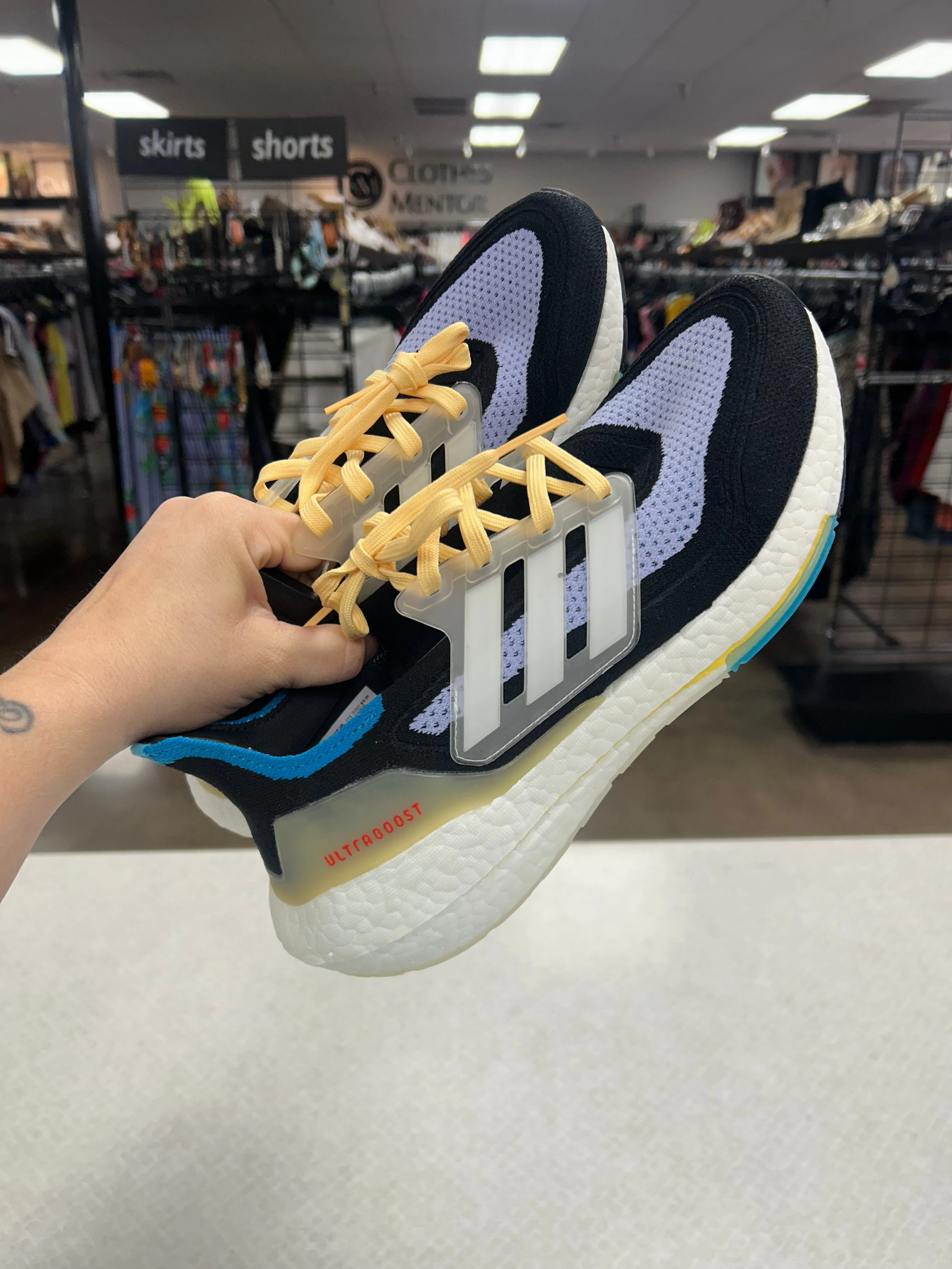 Shoes Athletic By Adidas In Black & Purple, Size:9.5 adidas