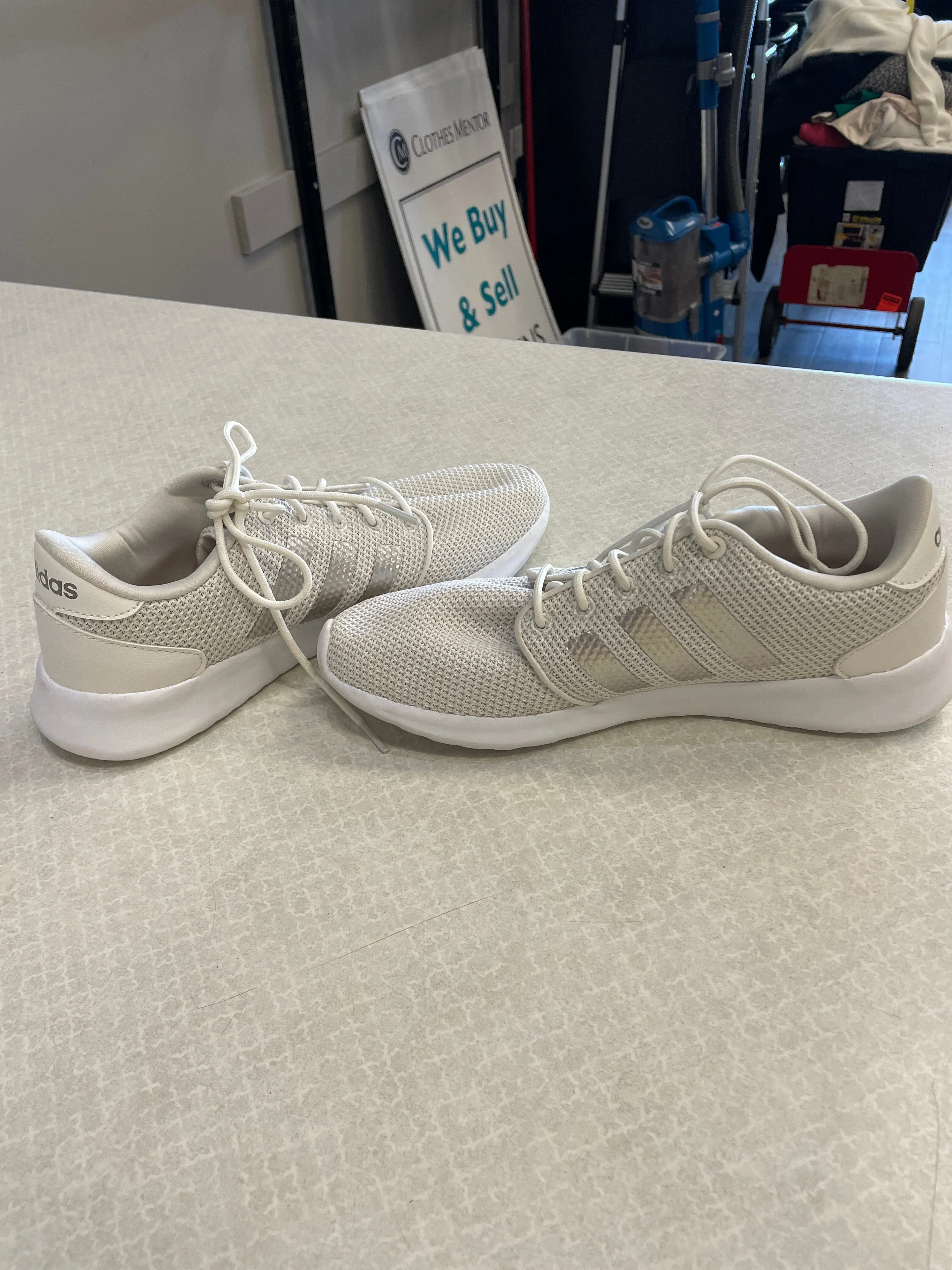 Shoes Athletic By Adidas In Cream, Size: 7 adidas