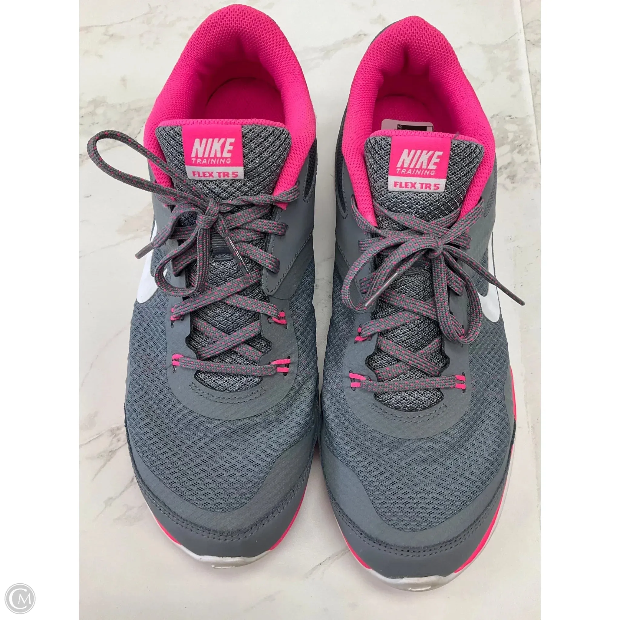 Shoes Athletic By Nike In Grey & Pink, Size: 10 nike