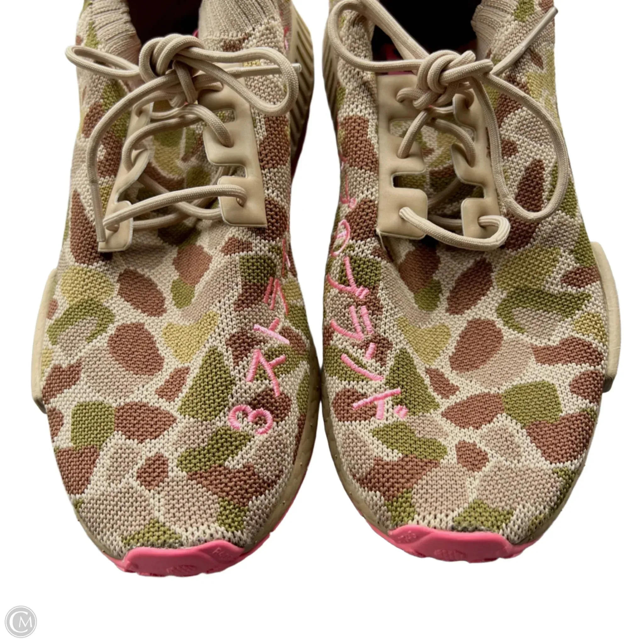 Shoes Sneakers By Adidas In Camouflage Print, Size: 9 adidas