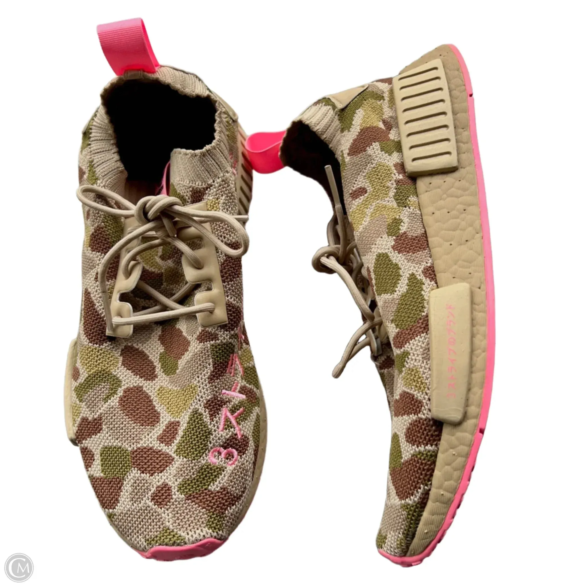 Shoes Sneakers By Adidas In Camouflage Print, Size: 9 adidas