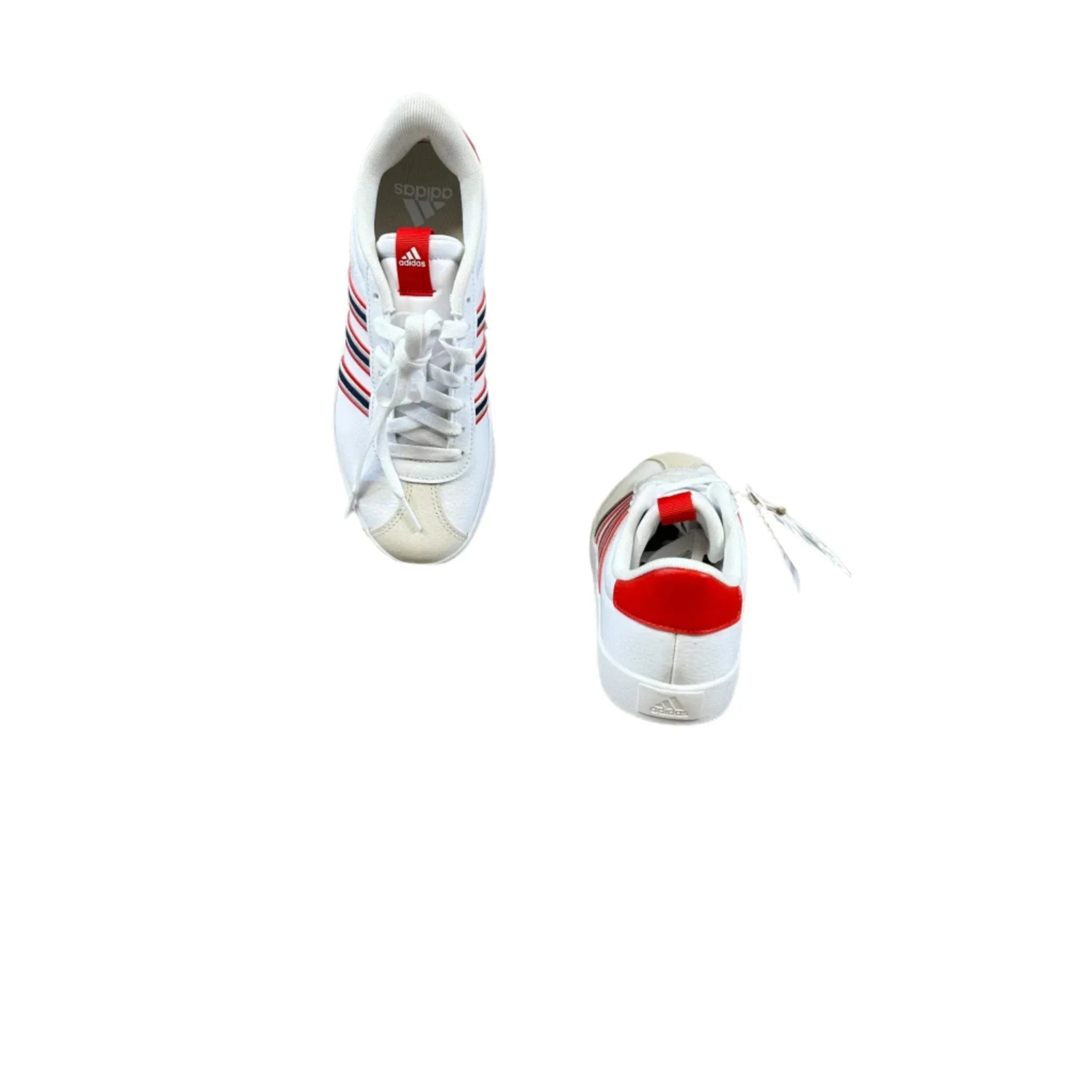 Shoes Sneakers By Adidas In Red & White, Size: 6 adidas