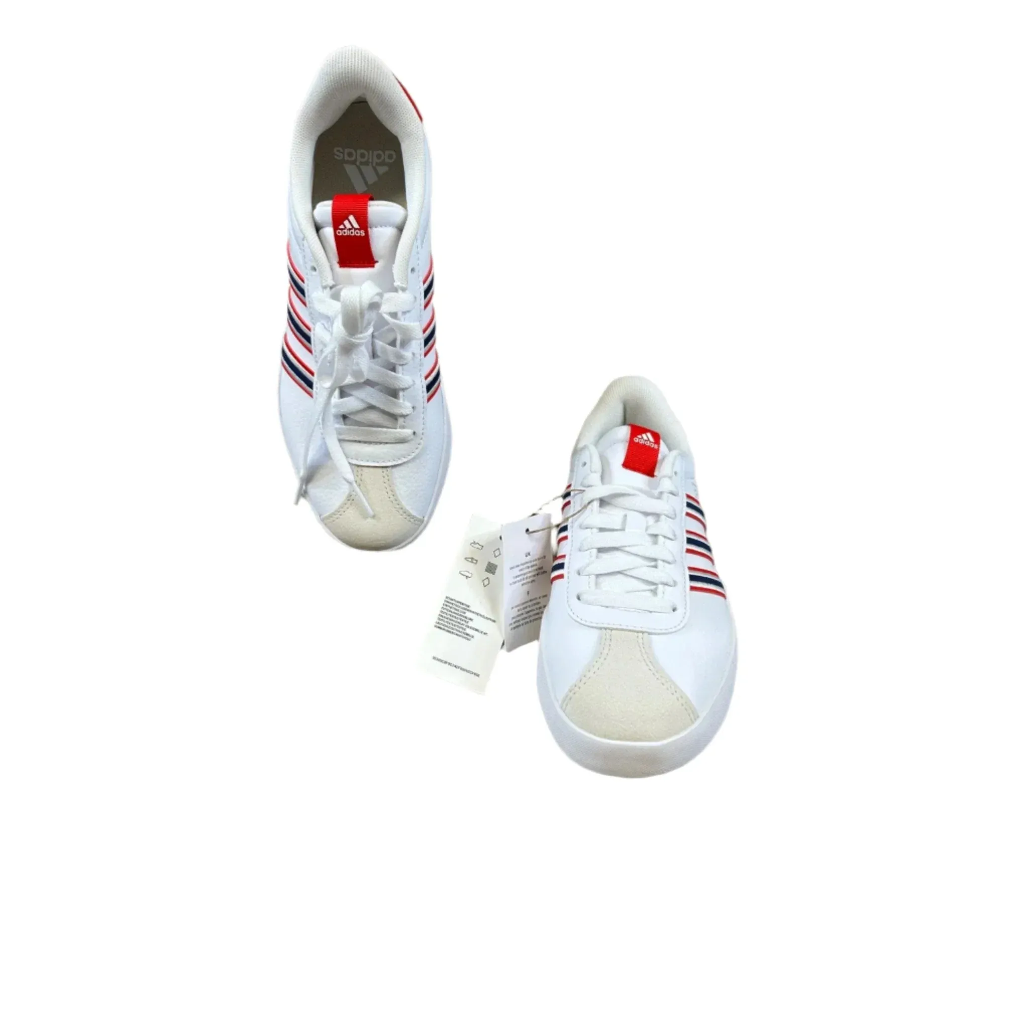 Shoes Sneakers By Adidas In Red & White, Size: 6 adidas