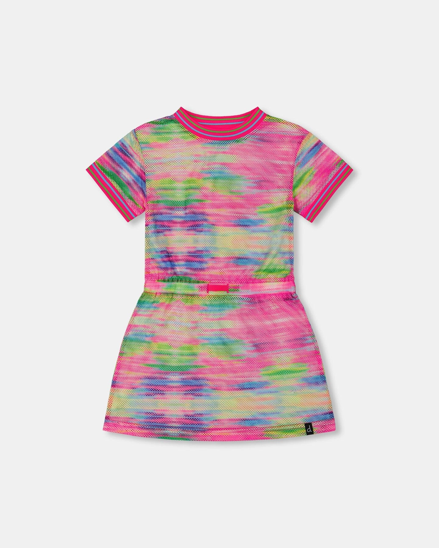 Short Sleeve Mesh Beach Dress Multicolored cute swimsuits for teen girls, modest teen swimwear