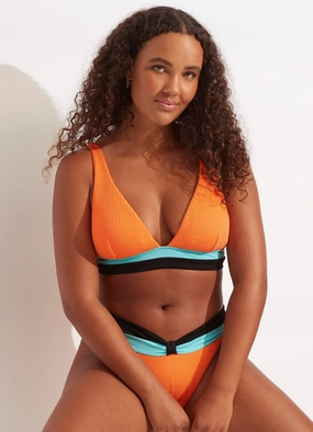 Slice Of Splice Triangle Bikini Top - Tango high waist bikinis women, cheeky cut bikinis for women