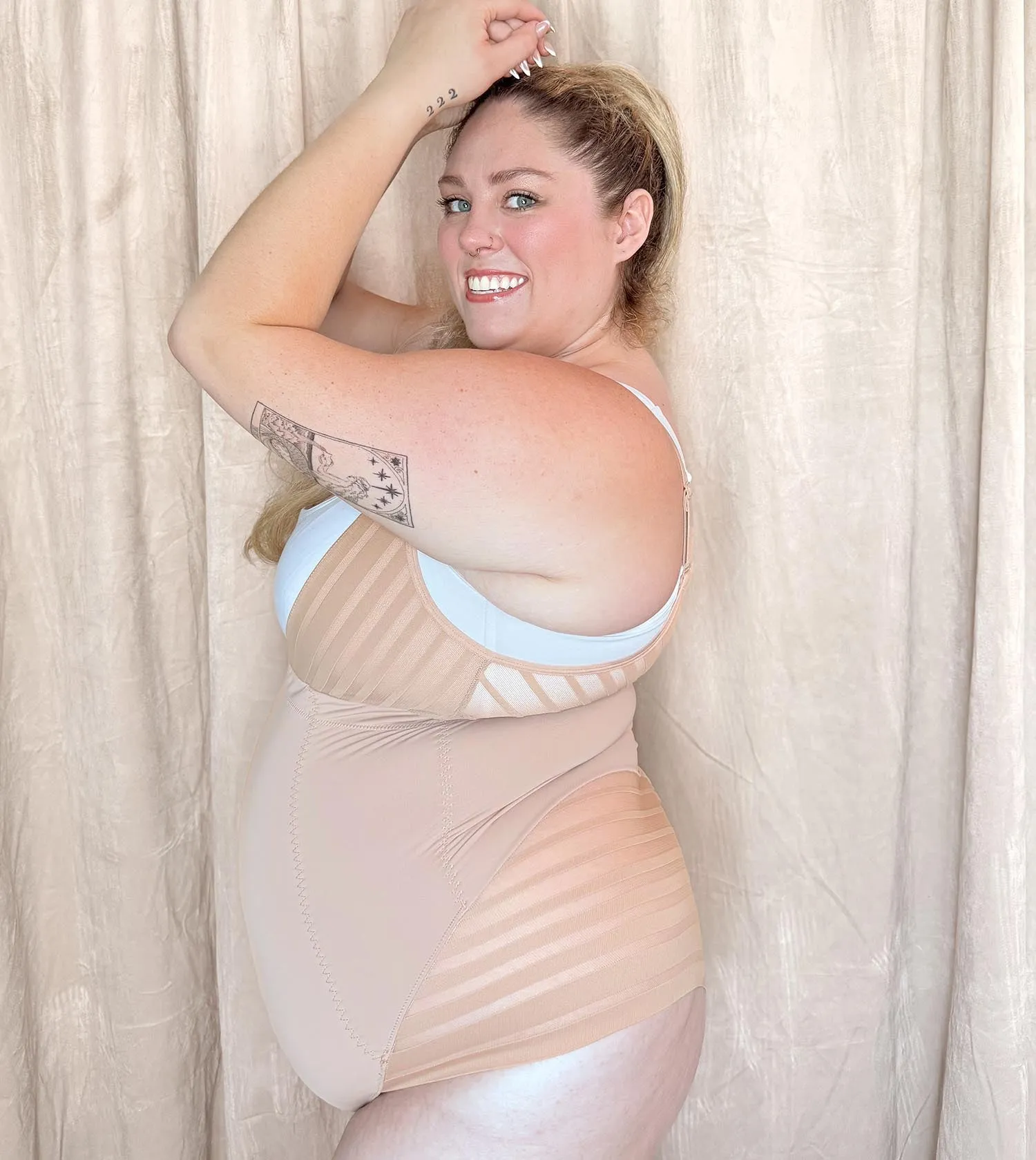 Smoothwear Open Bust Bodysuit - Blissful