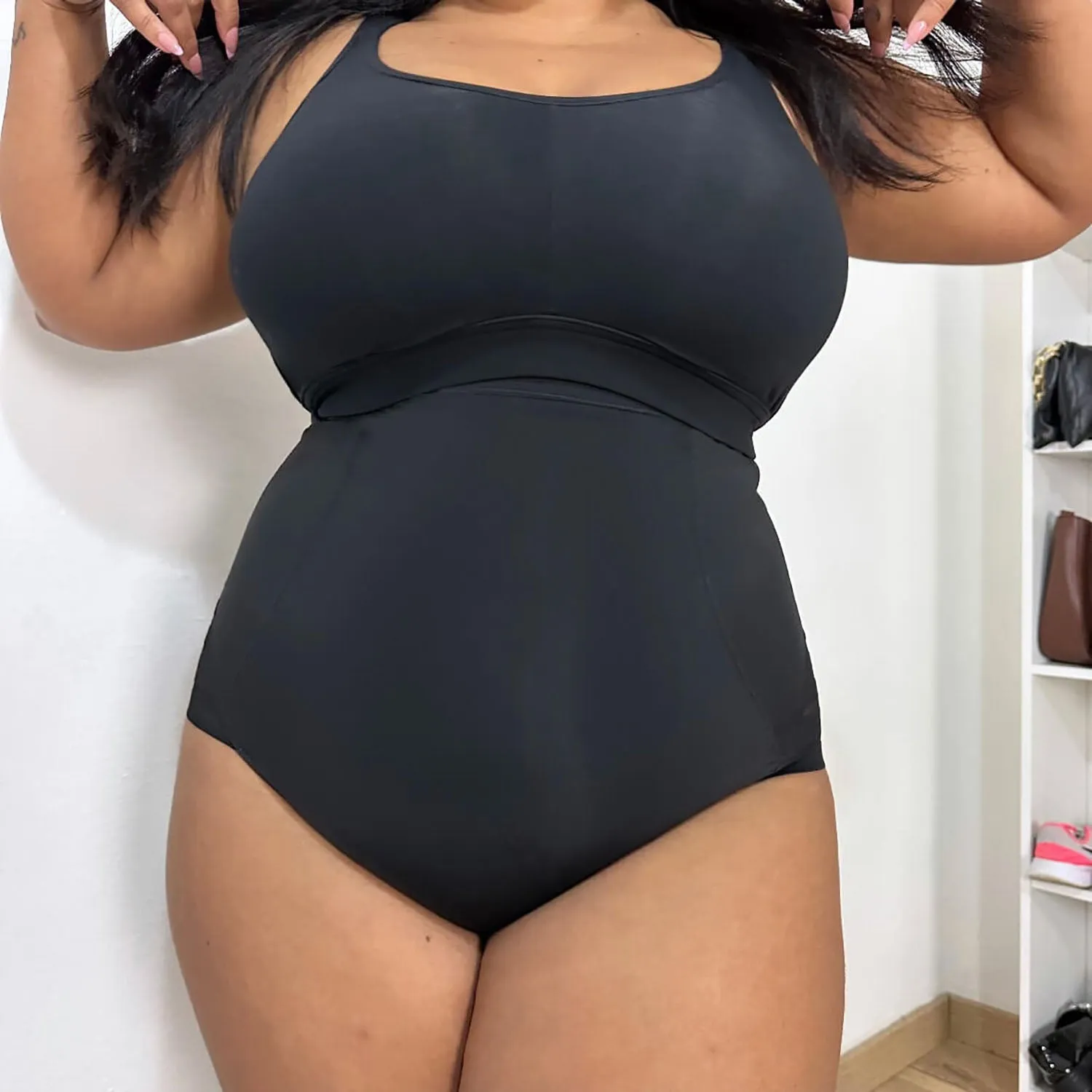 Smoothwear Super High Waist Panties - Black