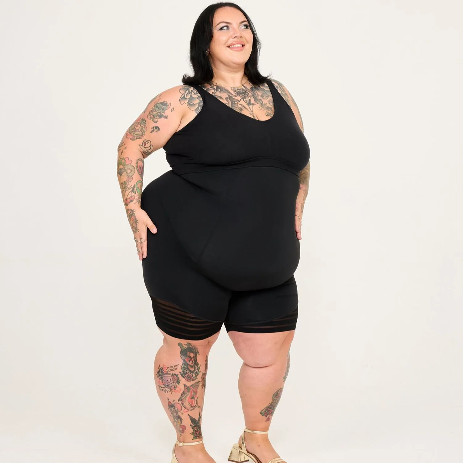 Smoothwear Super High Waist Shorts - Black