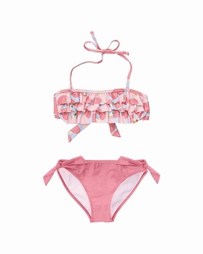 Snapper Rock Apple Love Bandeau Bikini cute swimsuits for teen girls, modest teen swimwear