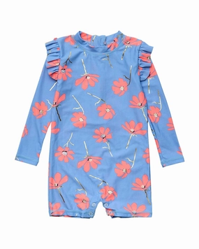 Snapper Rock Beach Bloom Sunsuit cute swimsuits for teen girls, modest teen swimwear
