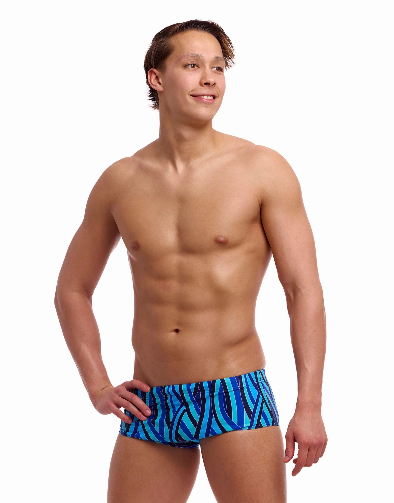 Snork City Sidewinder Swim Trunks - Blue