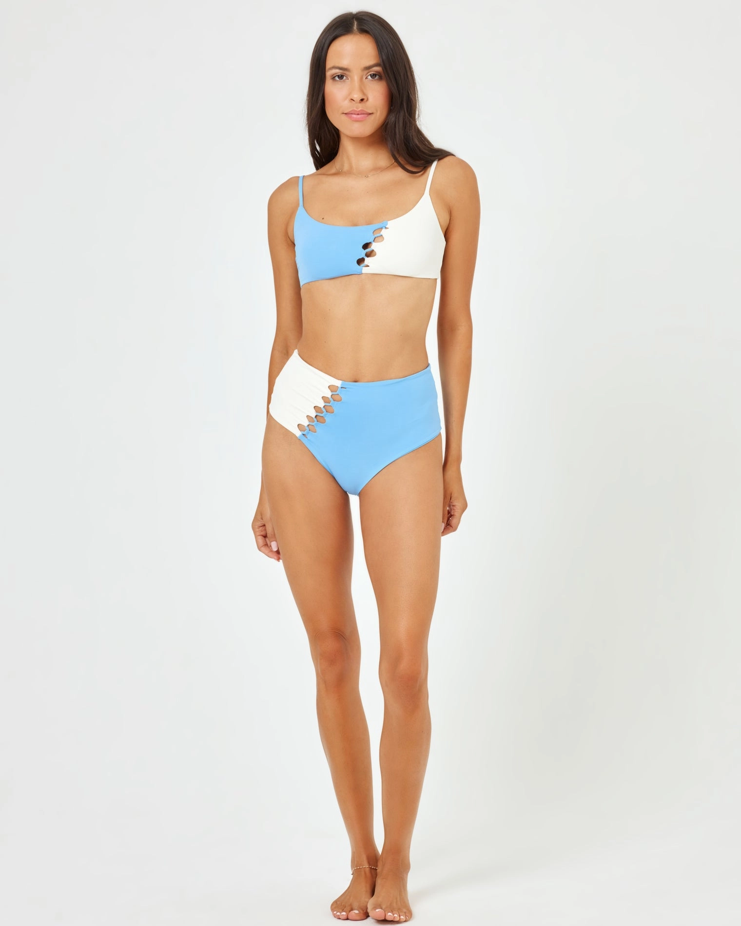 Solstice Bikini Bottom - Aura-Cream