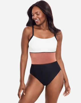 Spectra Trifectra Swimsuit womens resort swimwear, flattering one-piece swimsuits