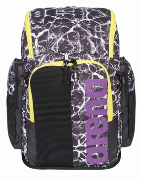 Spiky III Allover Team 45L Backpack - Limited Edition - Black/White arena swimwear for men, arena competitive swimsuits