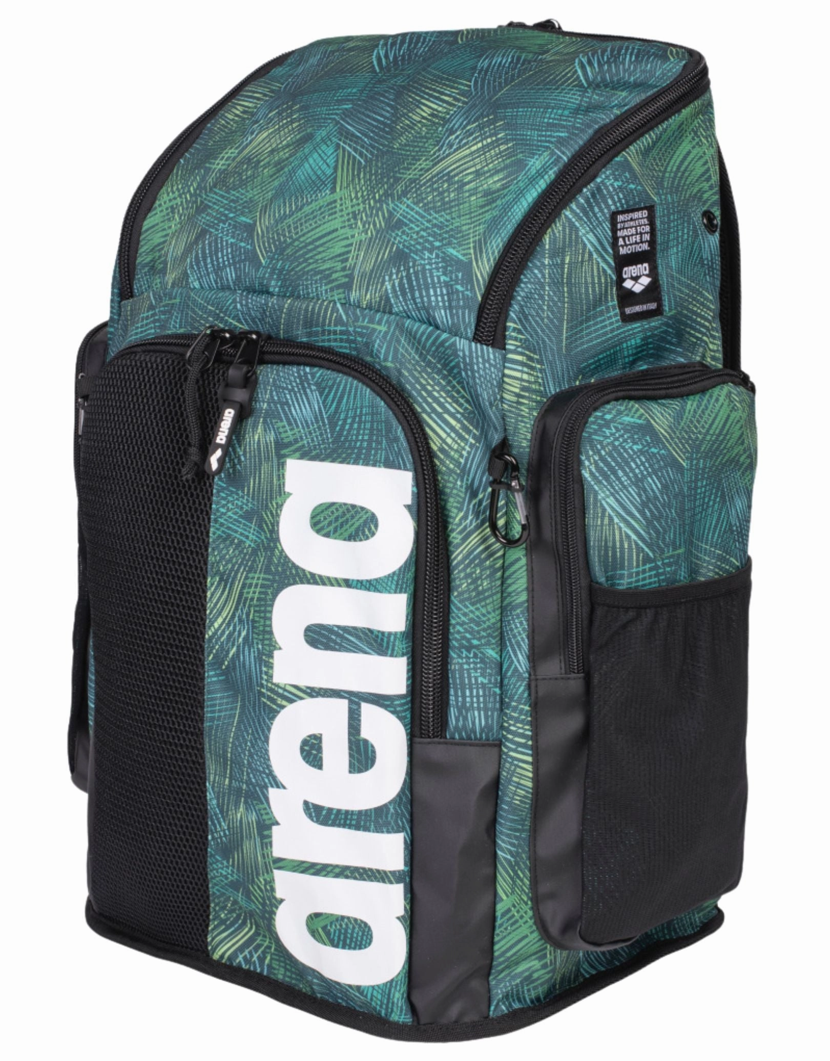 Spiky III Energy Allover Team 45L Backpack - Limited Edition - Green arena swimwear for men, arena competitive swimsuits