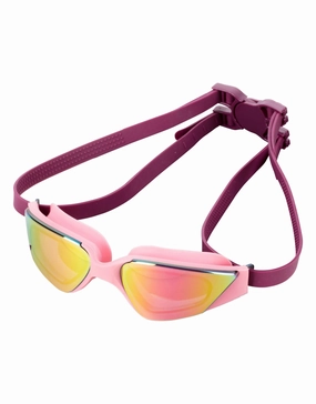 Splash Female Swim Goggles - Pink/Gold Mirrored fashy swimwear collection, fashy thermal swimwear