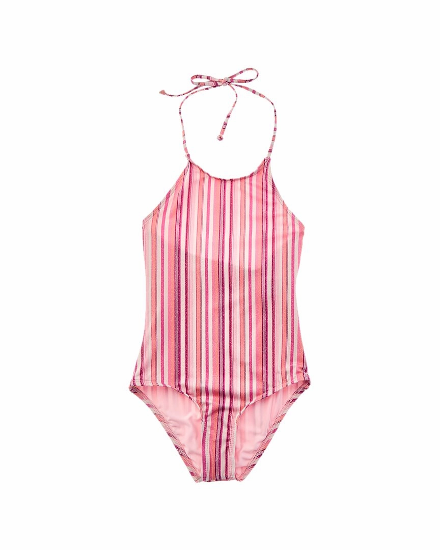 Splendid High Neck One-Piece cute swimsuits for teen girls, modest teen swimwear