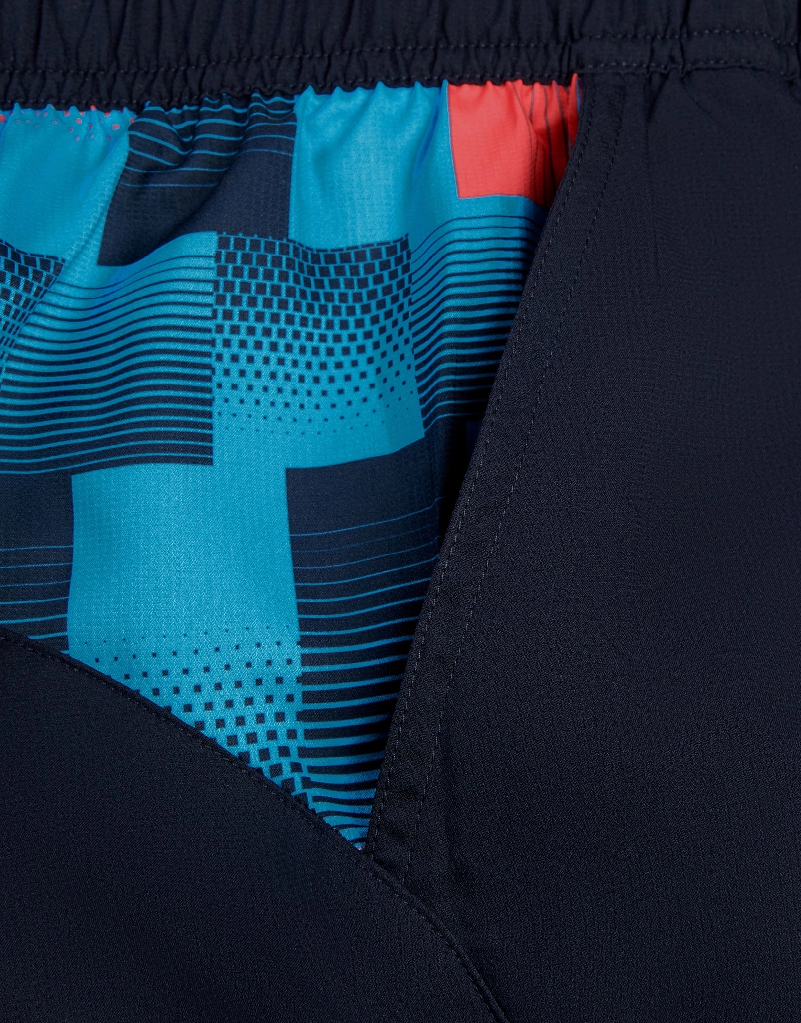 Sport 2 Panel 16" Watershorts - Blue/Red