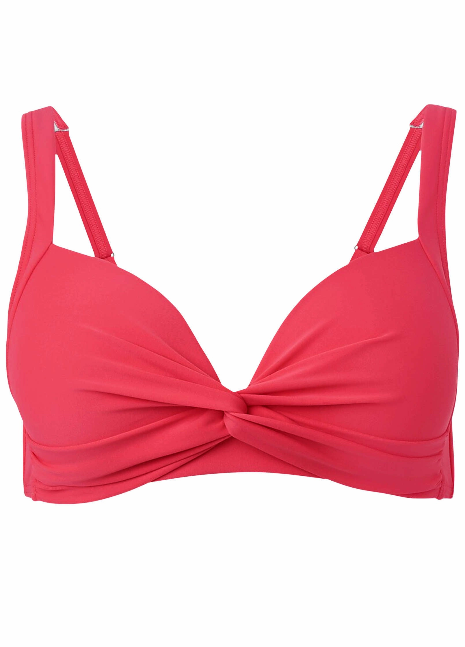 St Lucia Twist Front Top - Sunset Pink