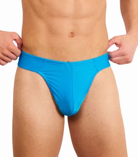 St Tropez Swim Thong Blue affordable men's swimwear, summer swimwear for men