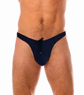 St Tropez Swim Thong Navy affordable men's swimwear, summer swimwear for men