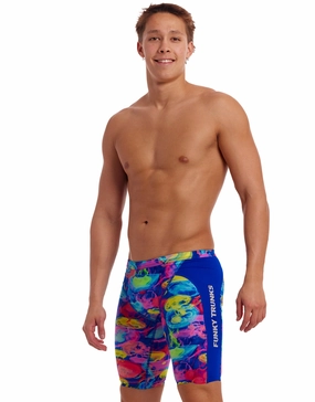 Sting Stung Swim Training Jammers - Multi funky trunks swim shorts, mens funky trunks swimwear
