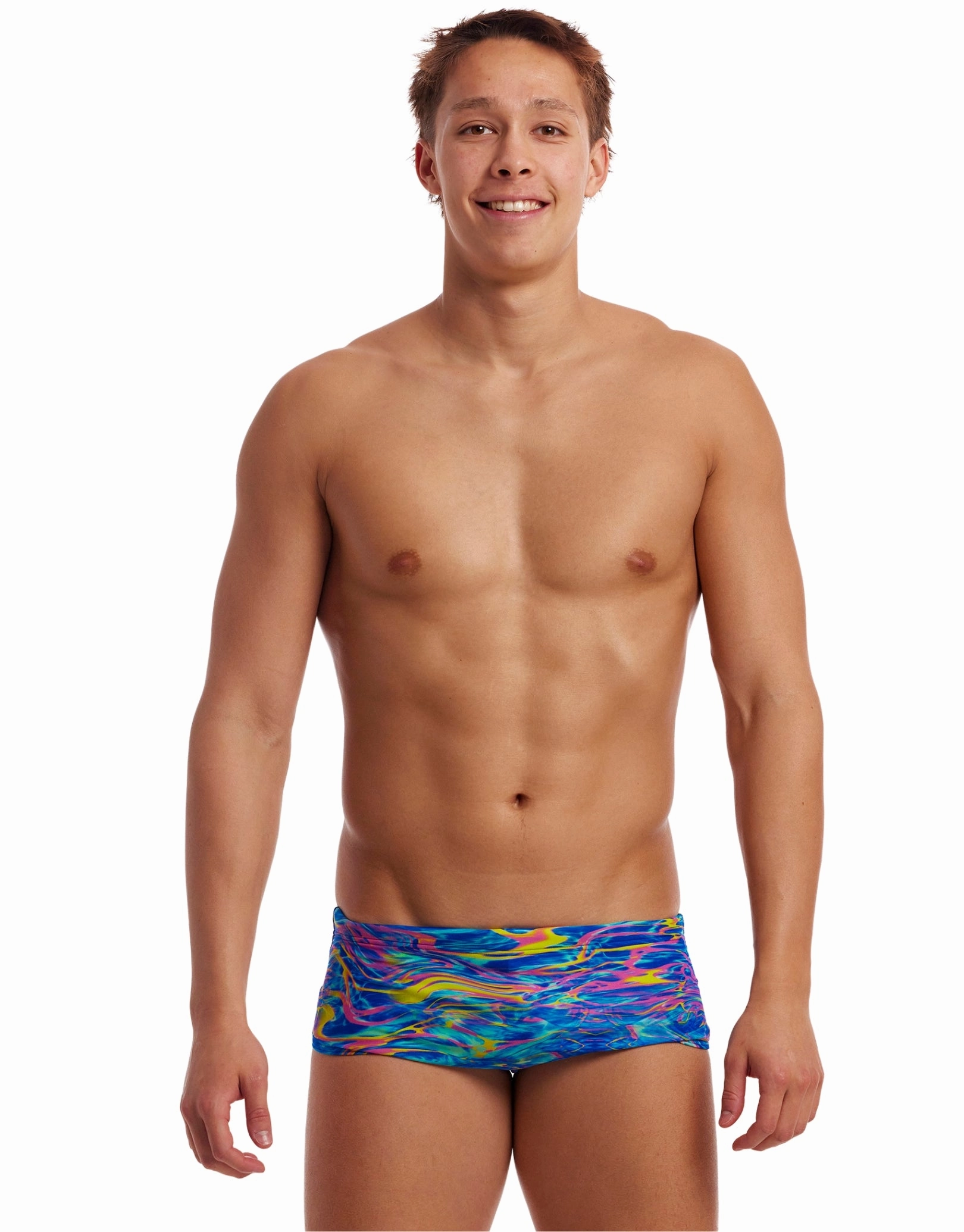 Stir Crazy Sidewinder Swim Trunks - Blue casual mens swimwear, affordable swimwear for men