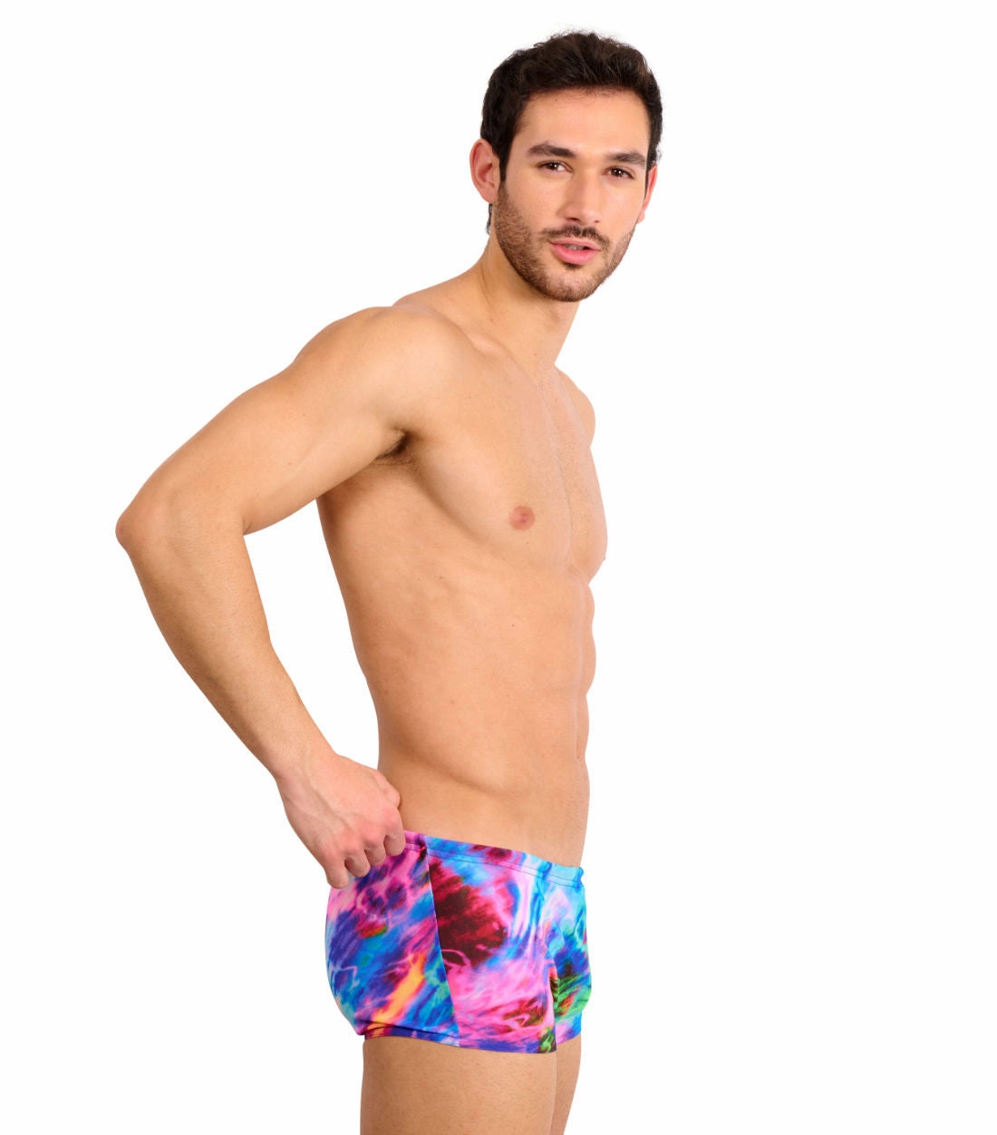 Storm Tan Through Swim Trunks