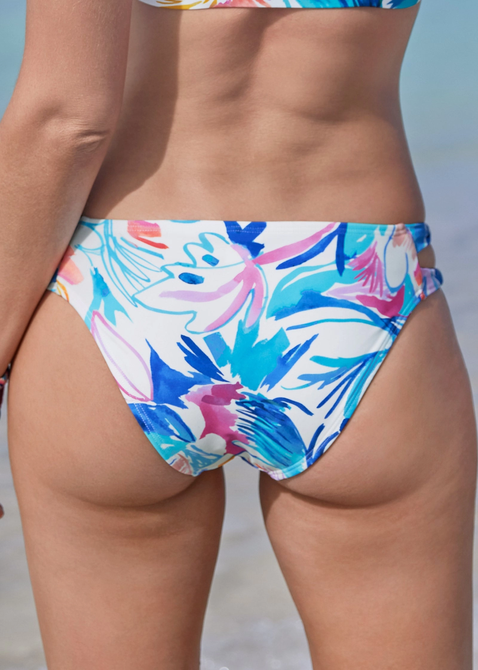 Strappy Side Bottom - Laguna Mirage