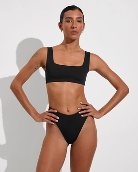 Streamline Top - Jet sleek design swimwear for women, minimalist swim styles