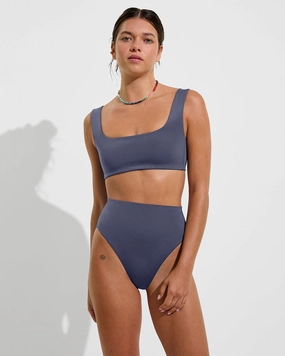 Streamline Top - Varsity lightweight women's swimwear, chic swim outfits for beach