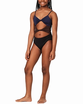Submarine Irreversible One-Piece cute swimsuits for teen girls, modest teen swimwear