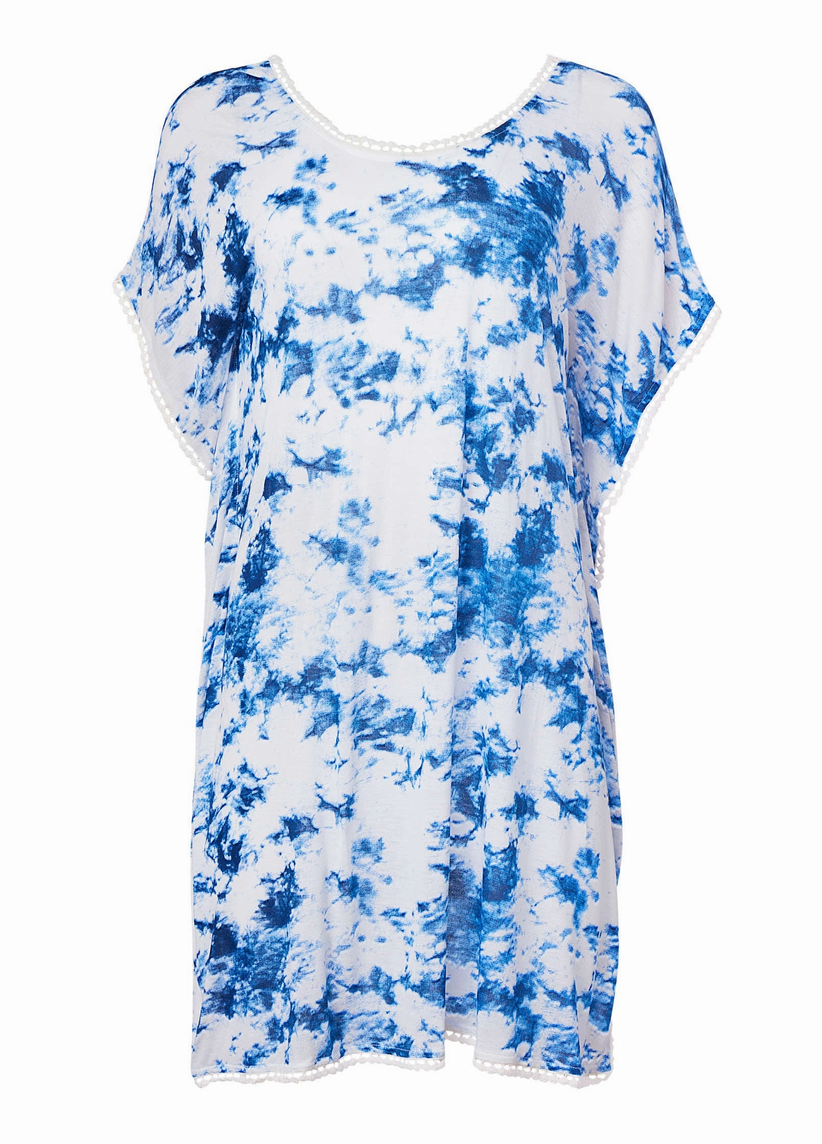 Summer Ease Tunic Cover-Up - Sky Tie Dye