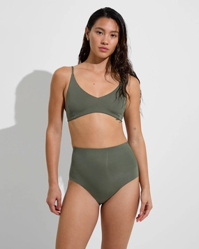 Sunday Top - Agave sleek design swimwear for women, minimalist swim styles