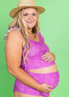Suns | Maternity Bottoms elastic waistband swim bottoms, mix-and-match bikini bottoms